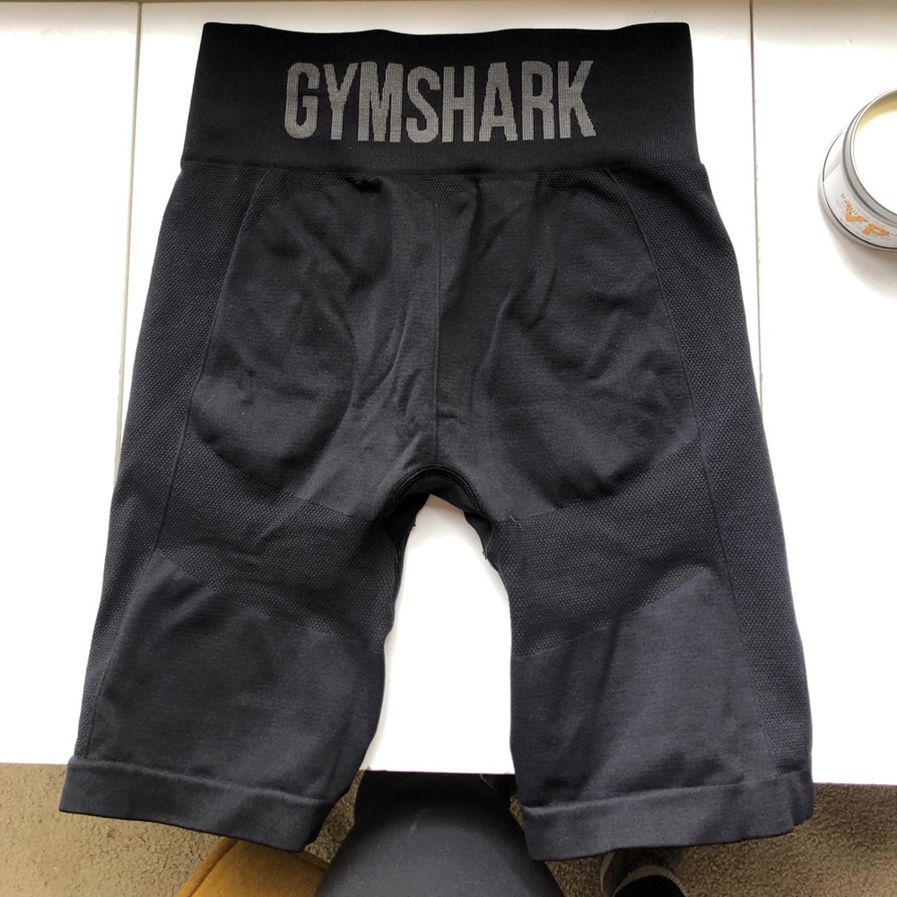 Black Gymshark biker shorts